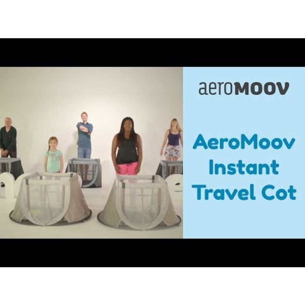 Aeromoov kelioninė lovytė WHITE/SAND