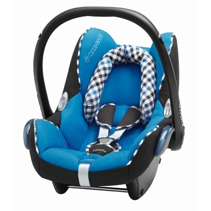 Automobilinė kėdutė CABRIOFIX CHECKER BLUE