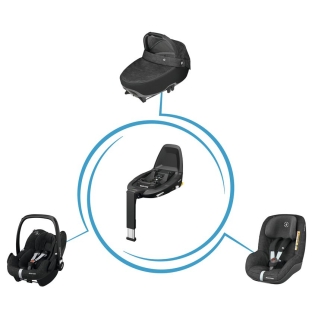 Automobilinė kėdutė Maxi Cosi PEBBLEPRO NOMAD BLACK