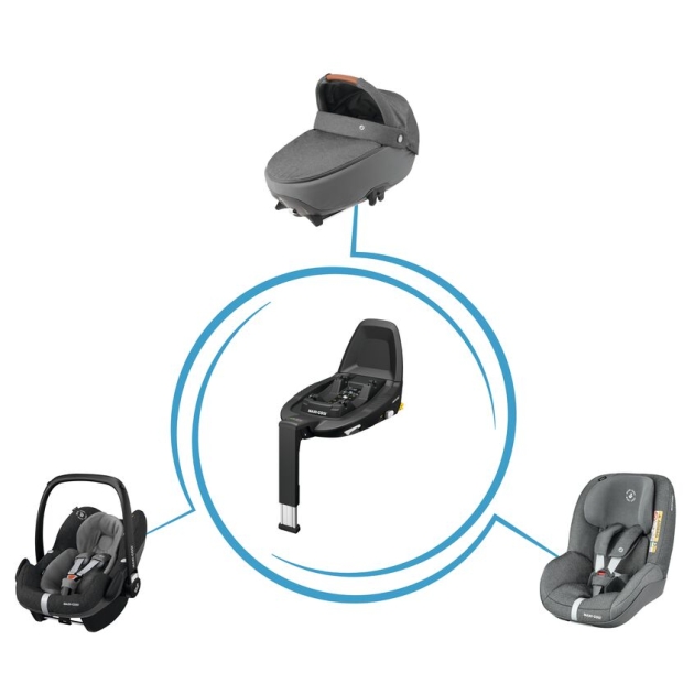 Automobilinė kėdutė Maxi Cosi PebblePro Sparkling Grey