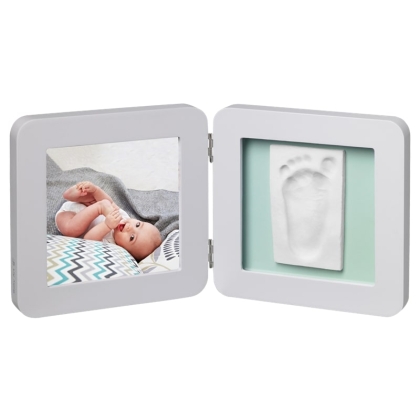 BABY ART dvigubas kvadratinis nuotraukos rėmelis su įspaudu PASTEL
