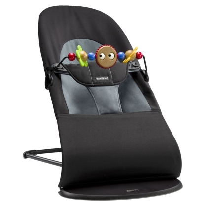 BABYSITTER BALANCE SOFT BLACK / GREY su mediniu žaislu