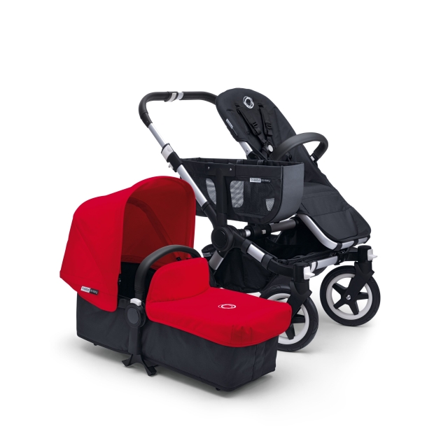 Bugaboo Donkey+ (sidabrinis rėmas) 2 in 1