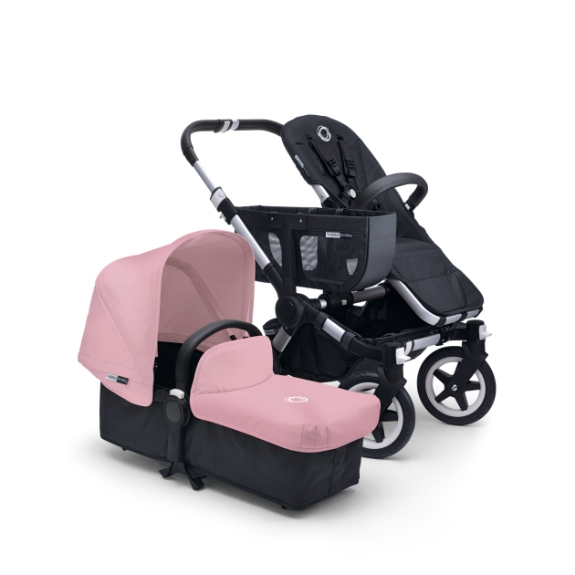 Bugaboo Donkey+ (sidabrinis rėmas) 2 in 1