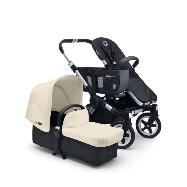 Bugaboo Donkey+ (sidabrinis rėmas) 2 in 1