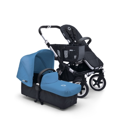 Bugaboo Donkey+ (sidabrinis rėmas) 2-in-1