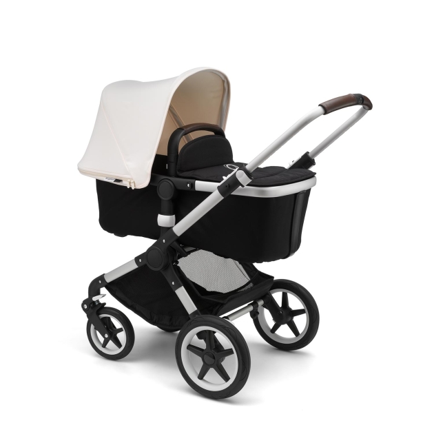 BUGABOO Fox komplektas ALU/BLACK FRESH WHITE