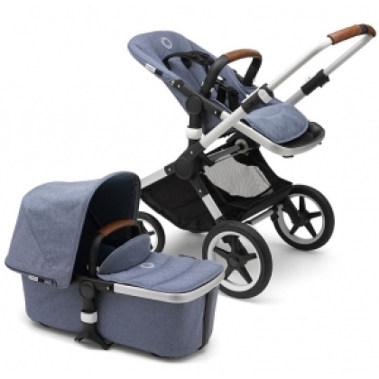 BUGABOO Fox komplektas ALU/BLUE MELANGE