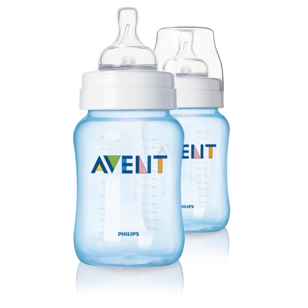 Buteliukas AVENT 260 ml. PP melsvas