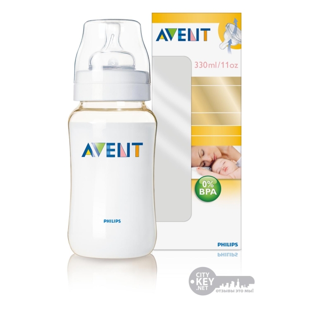 Buteliukas AVENT 330 ml. PES