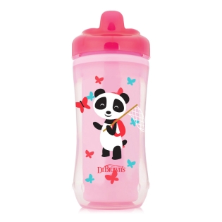 Gertuvė kietu snapeliu (nuo 12 mėn.) 300ml, rožinė