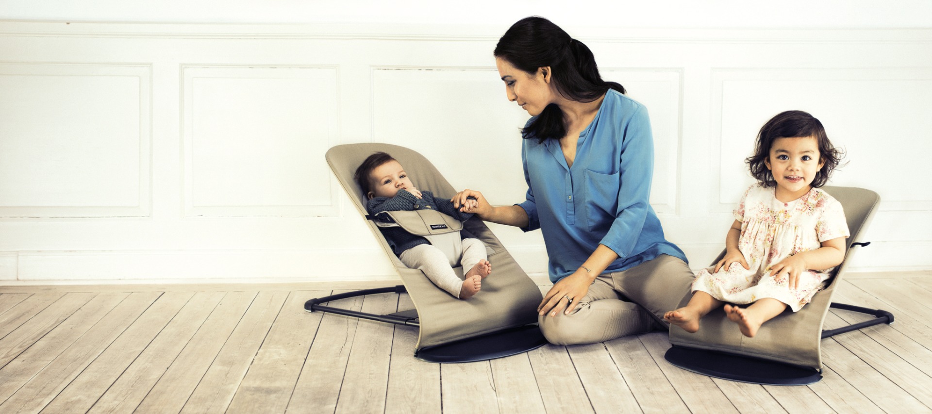 Gultukas BabyBjorn Balance Soft BEIGE/GREY JERSEY Gultukas BabyBjorn Balance Soft BEIGE/GREY JERSEY