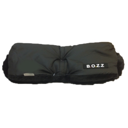 Pirštinės BOZZ BLACK MELANGE FLEECE, žieminis