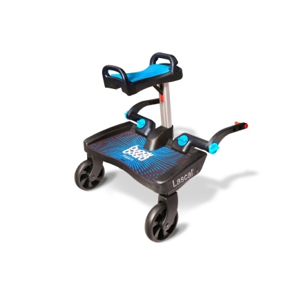 Lascal laiptelis - platforma Buggy Board MAXI+ Blue su kėdute Blue