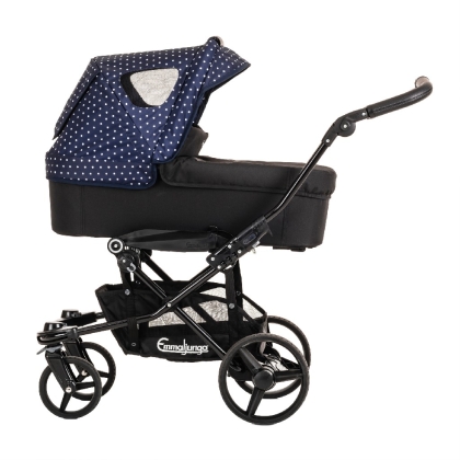 Lopšio stogelis X-Hood Summer Ventil. Navy Dots Viking/NXT90