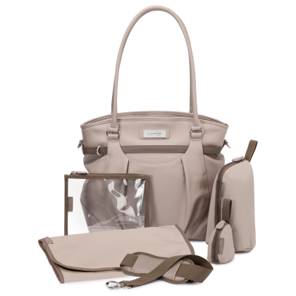 Mamos rankinė GLITTER BAG TAUPE