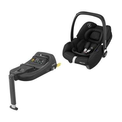 Maxi-Cosi Tinca kėdutė + ISOFIX baze Essential Black (komplektas)