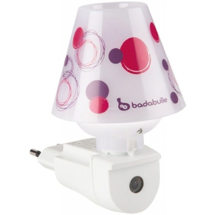 Naktinis šviestuvas Purple Lampshade