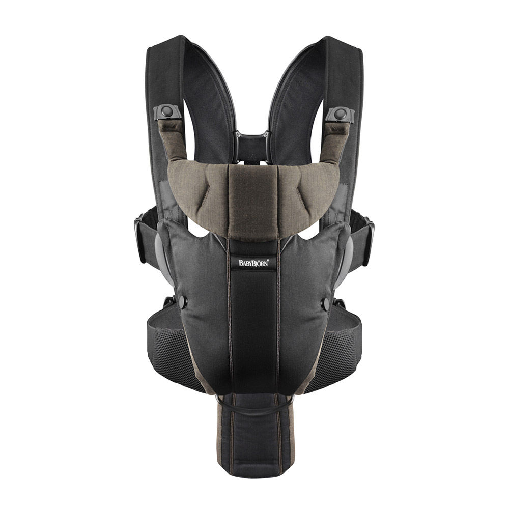 Nešioklė BABY CARIER Miracle BLACK/BROWN ORGANIC Nešioklė BABY CARIER Miracle BLACK/BROWN ORGANIC