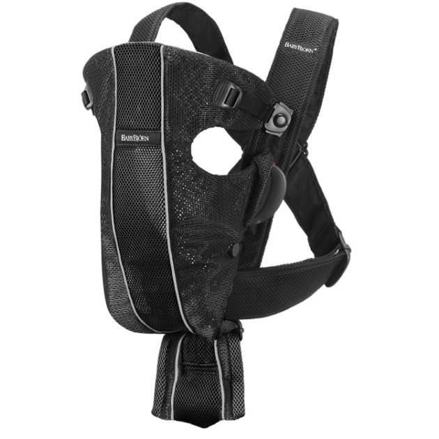Nešioklė BABY CARIER ORIGINAL BLACK MESH