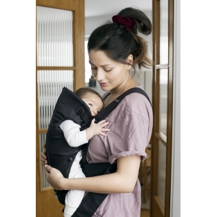 Nešioklė BabyBjorn MINI BLACK, COTTON