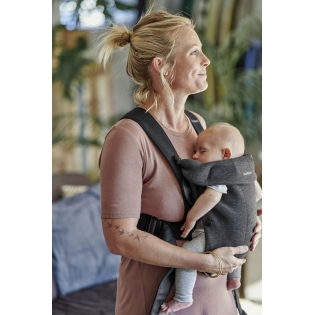 Nešioklė BabyBjorn MINI CHARCOAL GREY, 3D JERSEY