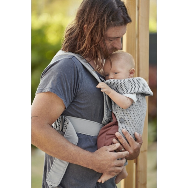 Nešioklė BabyBjorn MINI GREY MESH