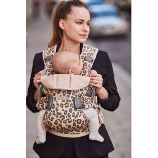 Nešioklė BabyBjorn ONE BEIGE/LEOPARD COTTON