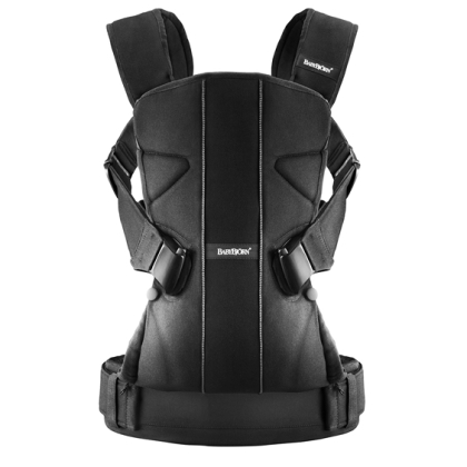 Nešioklė BabyBjorn ONE BLACK Coton Mix