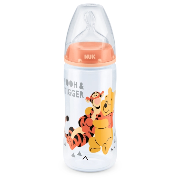 NUK Disney FC+ polipropileno buteliukas 300ml su silikoniniu žinduku M Nr.1