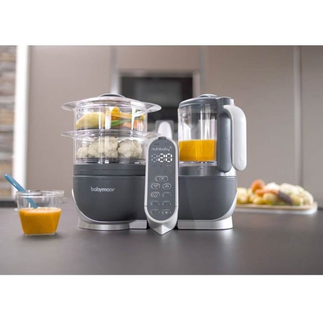 NUTRIBABY PLUS VIRTUVINIS KOMBAINAS INNDUSTRIAL GREY