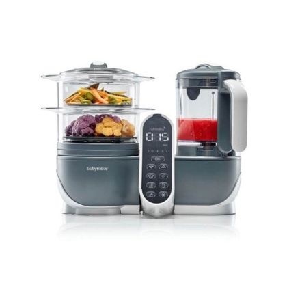 NUTRIBABY PLUS VIRTUVINIS KOMBAINAS INNDUSTRIAL GREY