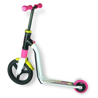 Paspirtukas / Balansinis dviratis Scoot and Ride Highwayfreak WHITE/PINK/yellow