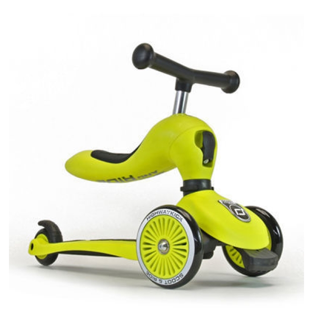 Paspirtukas / Balansinis dviratis SCOOT AND RIDE HIGHWAYKICK 1, lime