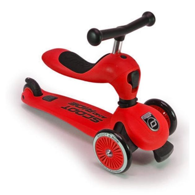 Paspirtukas / Balansinis dviratis SCOOT AND RIDE HIGHWAYKICK 1, red