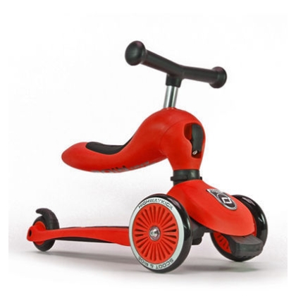 Paspirtukas / Balansinis dviratis SCOOT AND RIDE HIGHWAYKICK 1, red