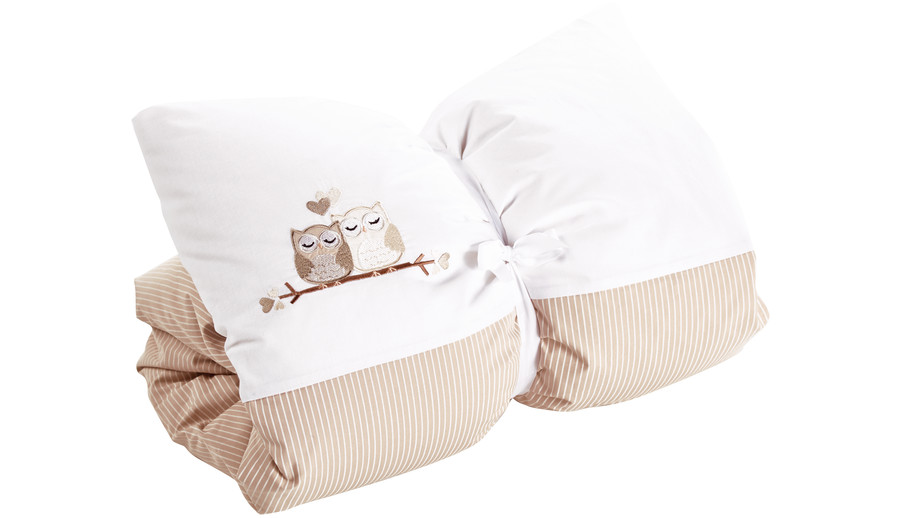 Patalynės komplektas Love Birds BEIGE 70×100 / 40×45 cm. Patalynės komplektas Love Birds BEIGE 70×100 / 40×45 cm.