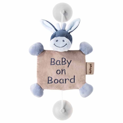 Pliušinis pakabinamas žaislas "Baby on Board" Asiliukas Alex