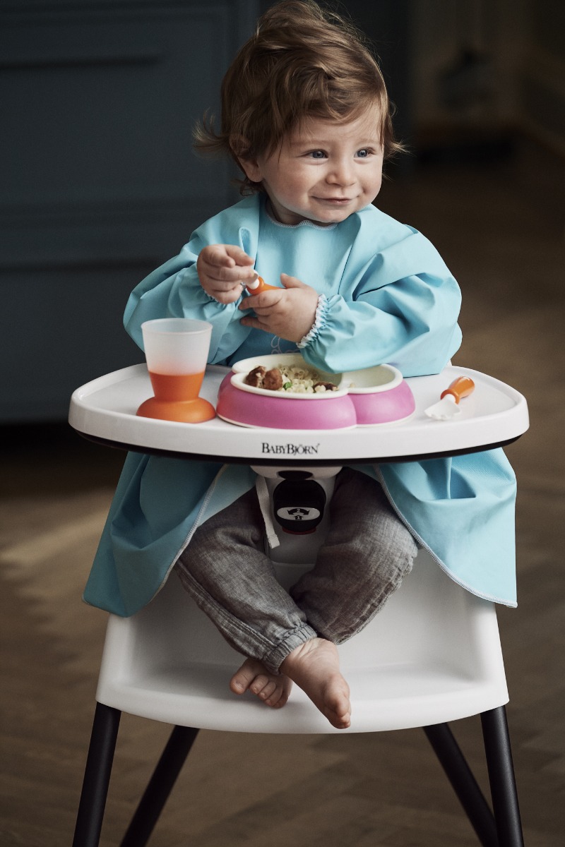 Seilinukas ilgomis rankovėmis BabyBjorn TURQUOISE Seilinukas ilgomis rankovėmis BabyBjorn TURQUOISE