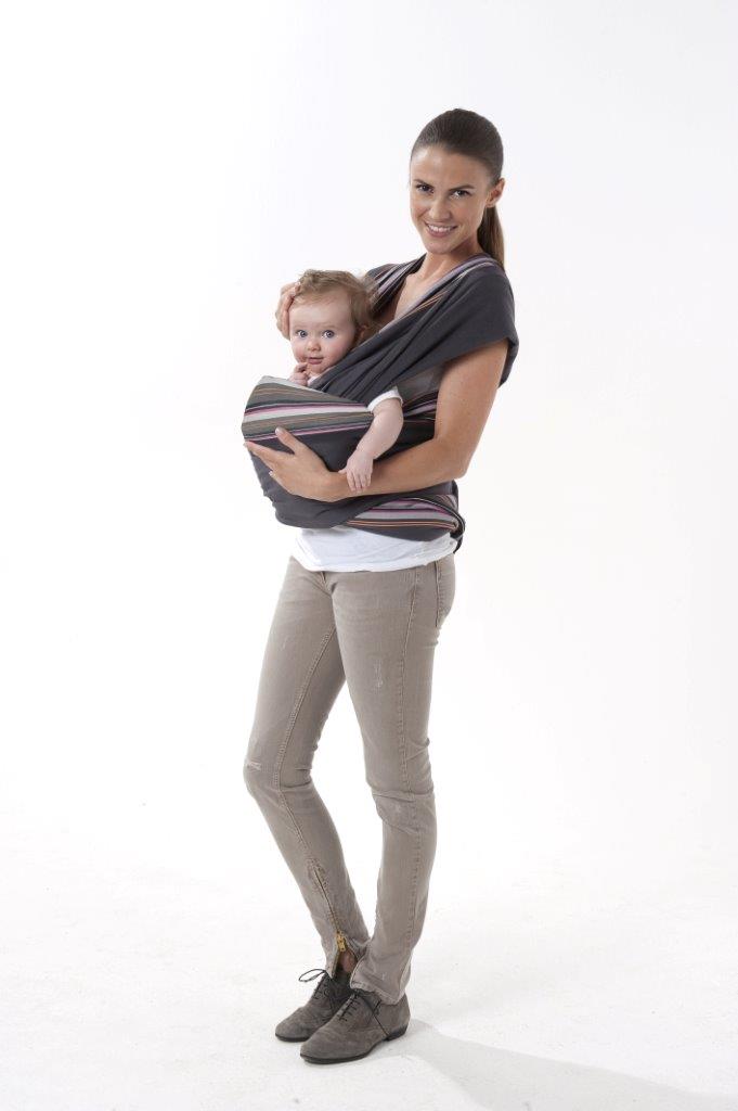 Sling”as Baby Wrap Zinc/Hibiscus Sling”as Baby Wrap Zinc/Hibiscus