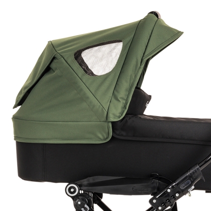 Stogelis lopšiui su ventiliacija ir apsauga nuo vabzdžių Military Green (Viking-Series)