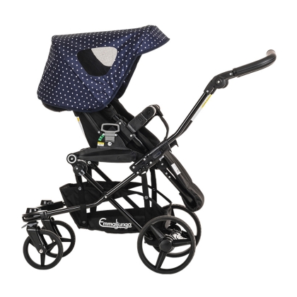 Stogelis sėd.d. su ventiliacija ir apsauga nuo vabzdžių Navy Dots (Viking-Series)