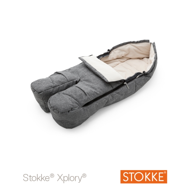 STOKKE miegmaišis, BLACK Melange