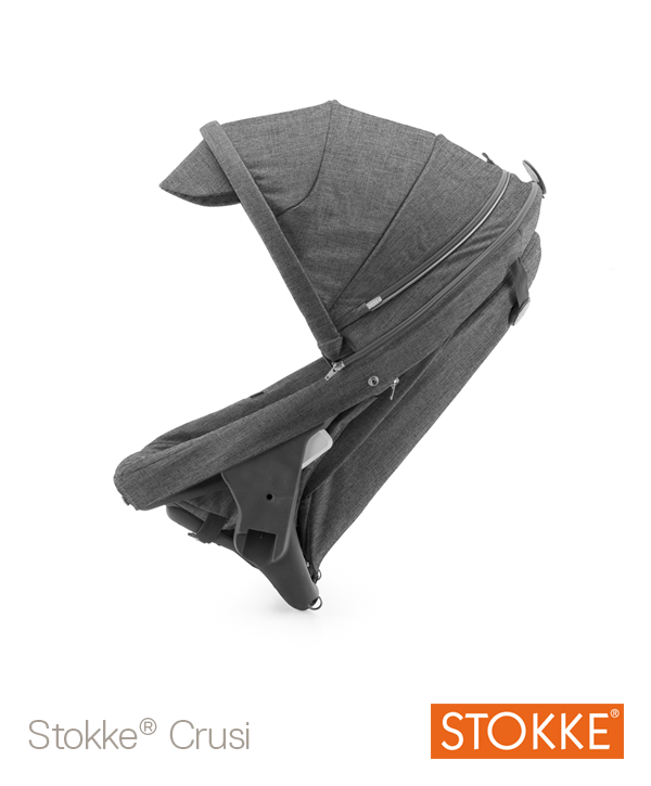 STOKKE Sibling kėdutė + adaptorius Black Melange STOKKE Sibling kėdutė + adaptorius Black Melange