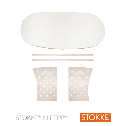 Stokke® Sleepi™ JUNIOR praplėtimas iki 172 cm. (~ iki 10 m.) be čiūžinio WHITE