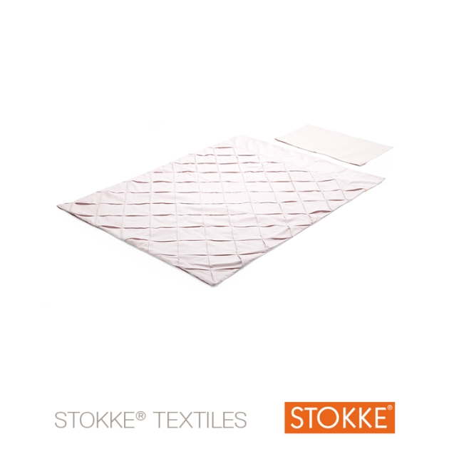 Stokke® Sleepi™ Mini patalynės komplektas 100x135cm + pagalvės užvalkalas 40x60cm, Classic Rose