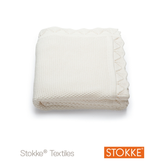 Stokke® Sleepi™ Mini pledas (Medvilnė) 100x80 cm. Classic WHITE