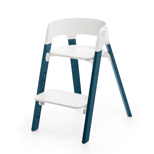 Stokke Steps maitinimo kėdutė (nuo 3 metų) su balta sėdyne