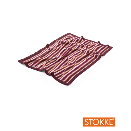 STOKKE Stroller megztas pledas Purple & Orange