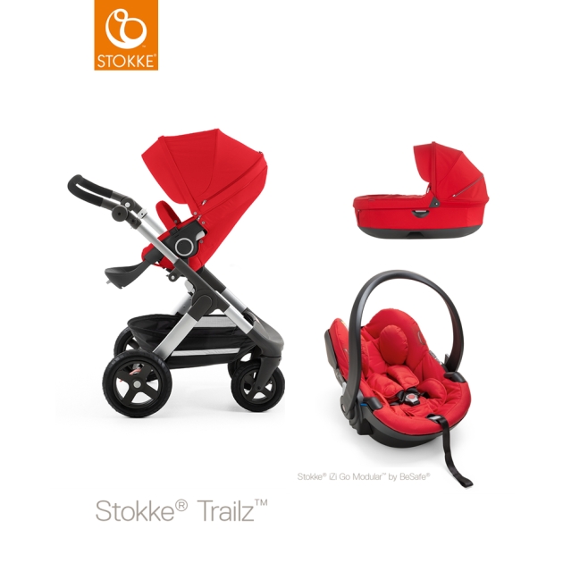 Stokke Trailz komplektas 3 in 1 ( RED )